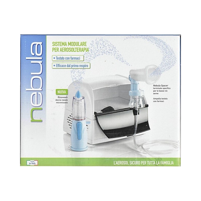 New nebula piston aerosol with rinowash nasal shower