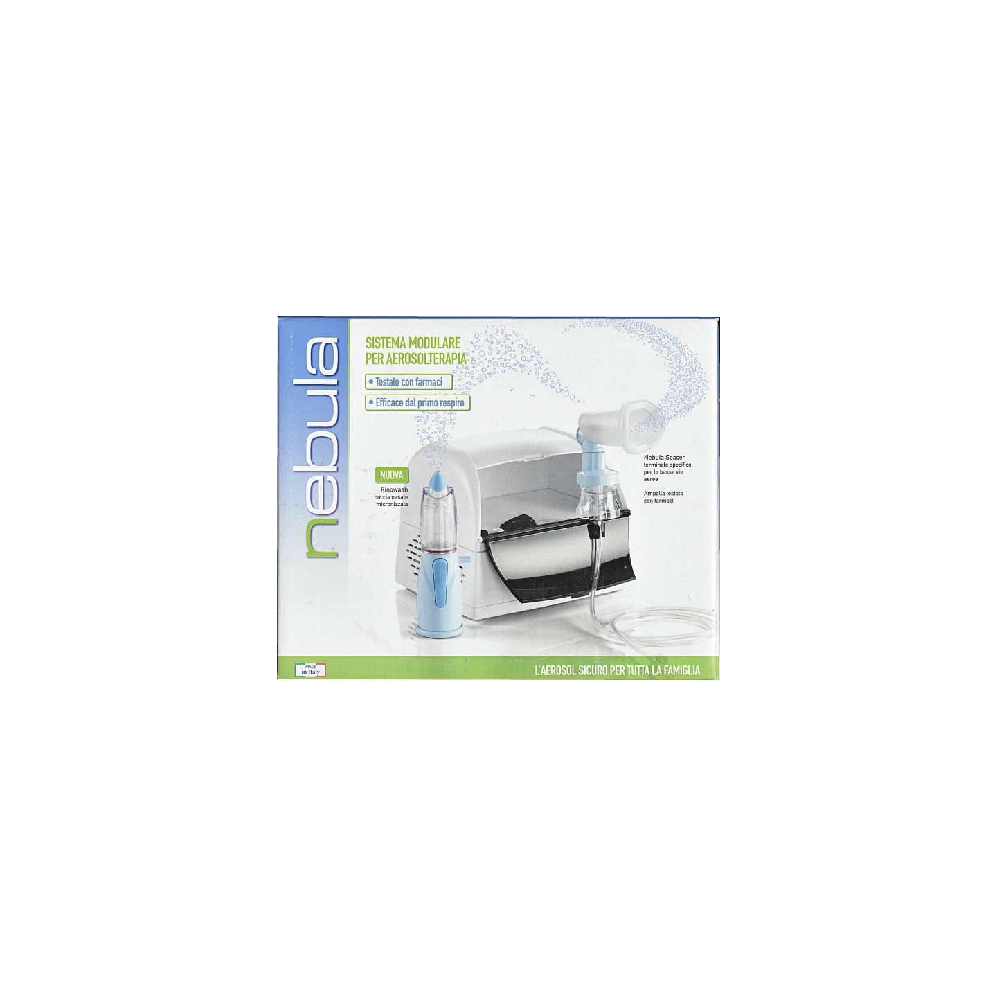 Novo aerossol nebula piston com ducha nasal rinowash