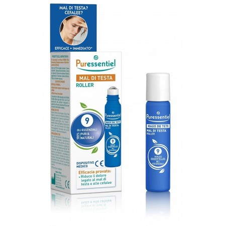 Puressentiel wałek do bólu głowy z 9 olejkami eterycznymi 5 ml