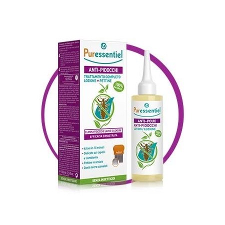 Puressentiel kompletni losion + češalj za tretman ušiju