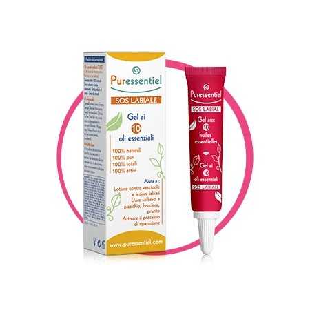 Puressentiel SOS läppgel med 10 eteriska oljor