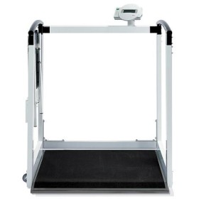 Multifunction digital scale equipped with handrail and folding seat seca 685