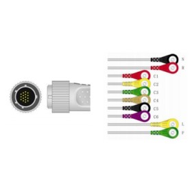 Esaote-kompatibles EKG-Stress-Patientenkabel