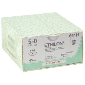 ethicon ethilon monofilament suture - 5/0 needle 19 mm