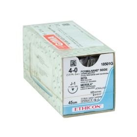 ethicon perma-hand silk suture - 4/0 needle 17 mm