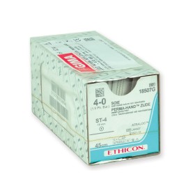 Sutura de matase perma-mana ethicon - ac 4/0 19 mm - drept