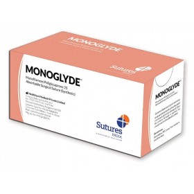 Monoglyde Ass. Suture Gauge 0, Curve 1/2, Needle 30 Mm - 70 Cm - Colorless - pack. 12 pcs.