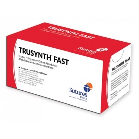 Sutura Ass. Trusynth Fast Calib 3/0, Curve 1/2, Ac 17 Mm - 70 Cm - Incolor - ambalaj. 12 buc.