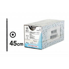 Ethicon Perma-Hand 18507G icke-absorberbar sutur med 19 mm nål USP 4/0 svart - 1 st.