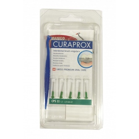 Curaprox brush prime green cps11 - 1,5 till 2,5 mm