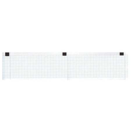 Ecg thermisch papier 50x30 mmxm - blauwe rasterrol