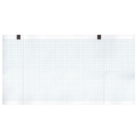 ECG thermal paper 130x27 mmxm - blue grid roll