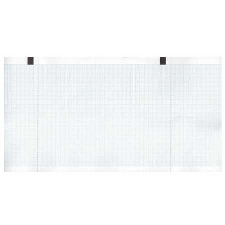 Carta termica ecg 130x27 mmxm - rotolo griglia blu