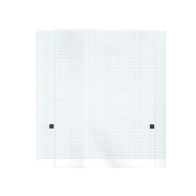 ECG thermal paper 210x20 mmxm - blue grid roll