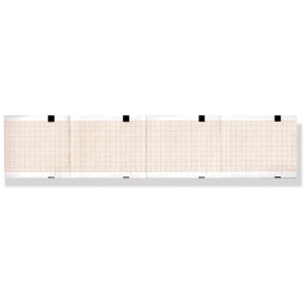 Ecg thermisch papier 63x75 mm x 400 - oranje rasterpakket