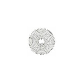 Diagrammscheiben - Stündliche Rotation, Dauer 7 Tage, Teilung 3 Stunden, Durchmesser 110 mm - 100 Stk