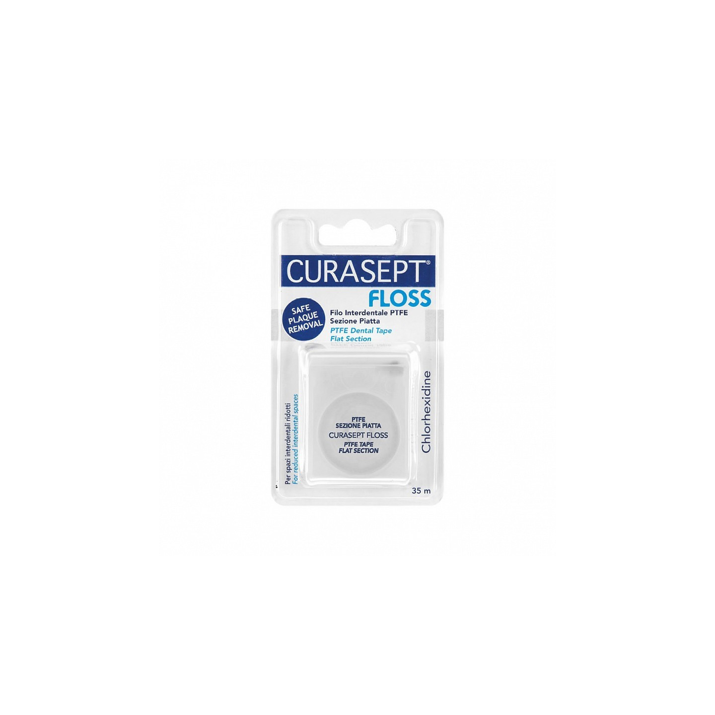 CURASEPT DENTAL FLOSS CS-07136 plochý řez