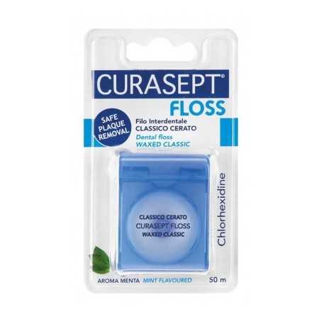 Curasept Classic Floss, voskani klorheksidin CS-07138 - 50 m