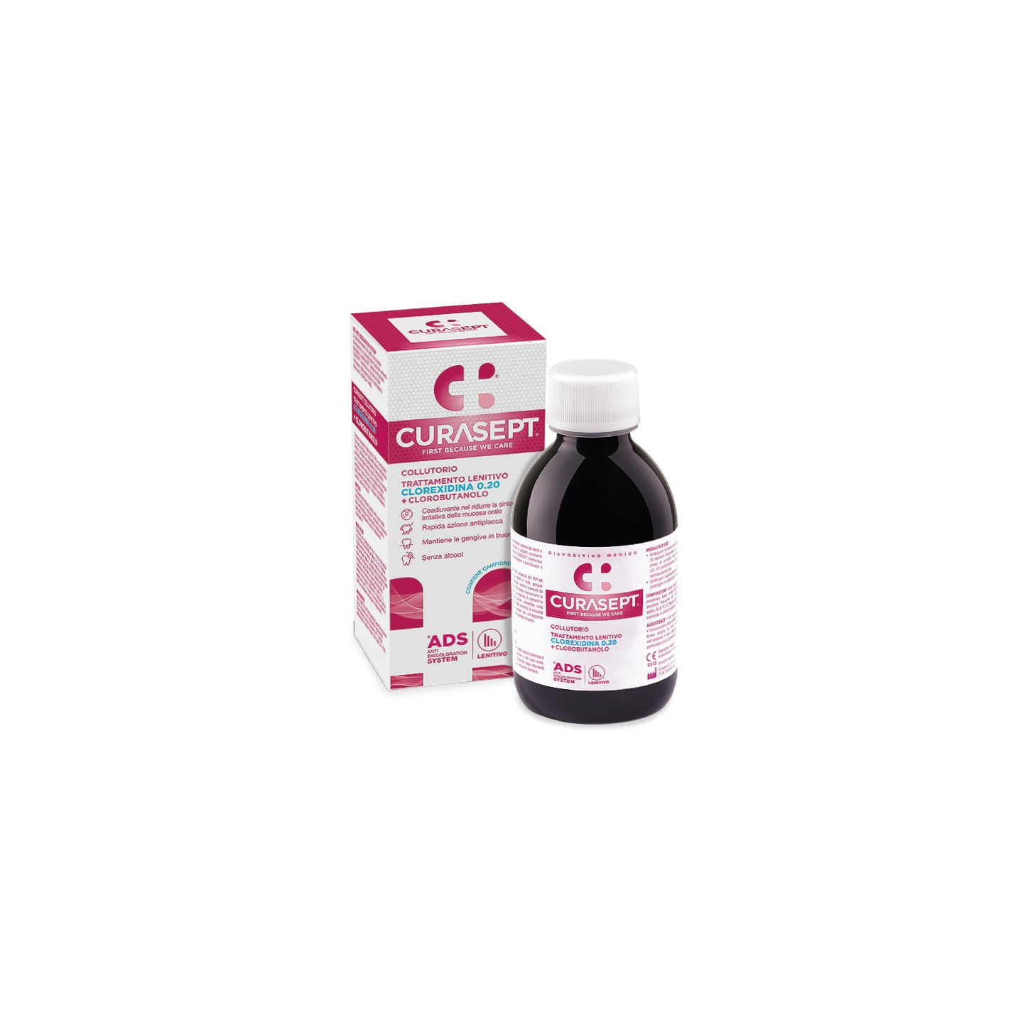 Curasept munvatten ADS 020 lugnande behandling 200 ml