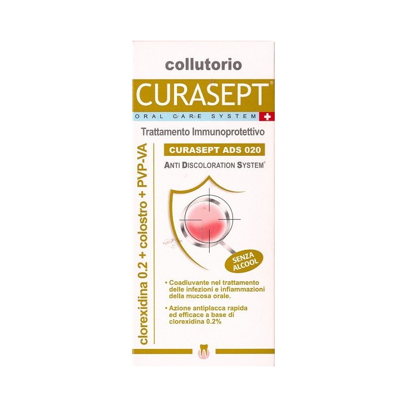 Curasept ads 020 bain de bouche traitement immunoprotecteur 200 ml