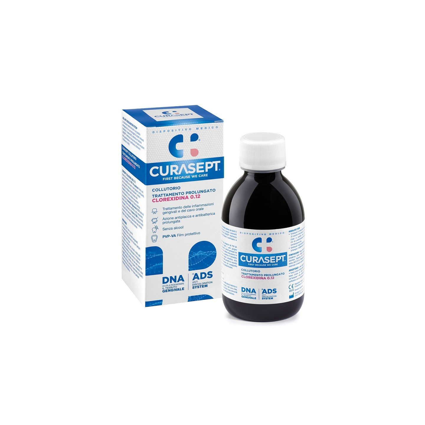 CURASEPT ENJUAGUE 0,12 - 200 ML ADS DNA TRATAMIENTO PROLONGADO