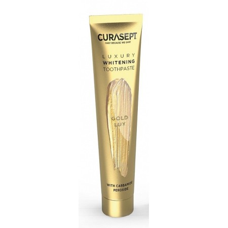 Curasept Gold Luxury Whitening tandkräm 75ml refill