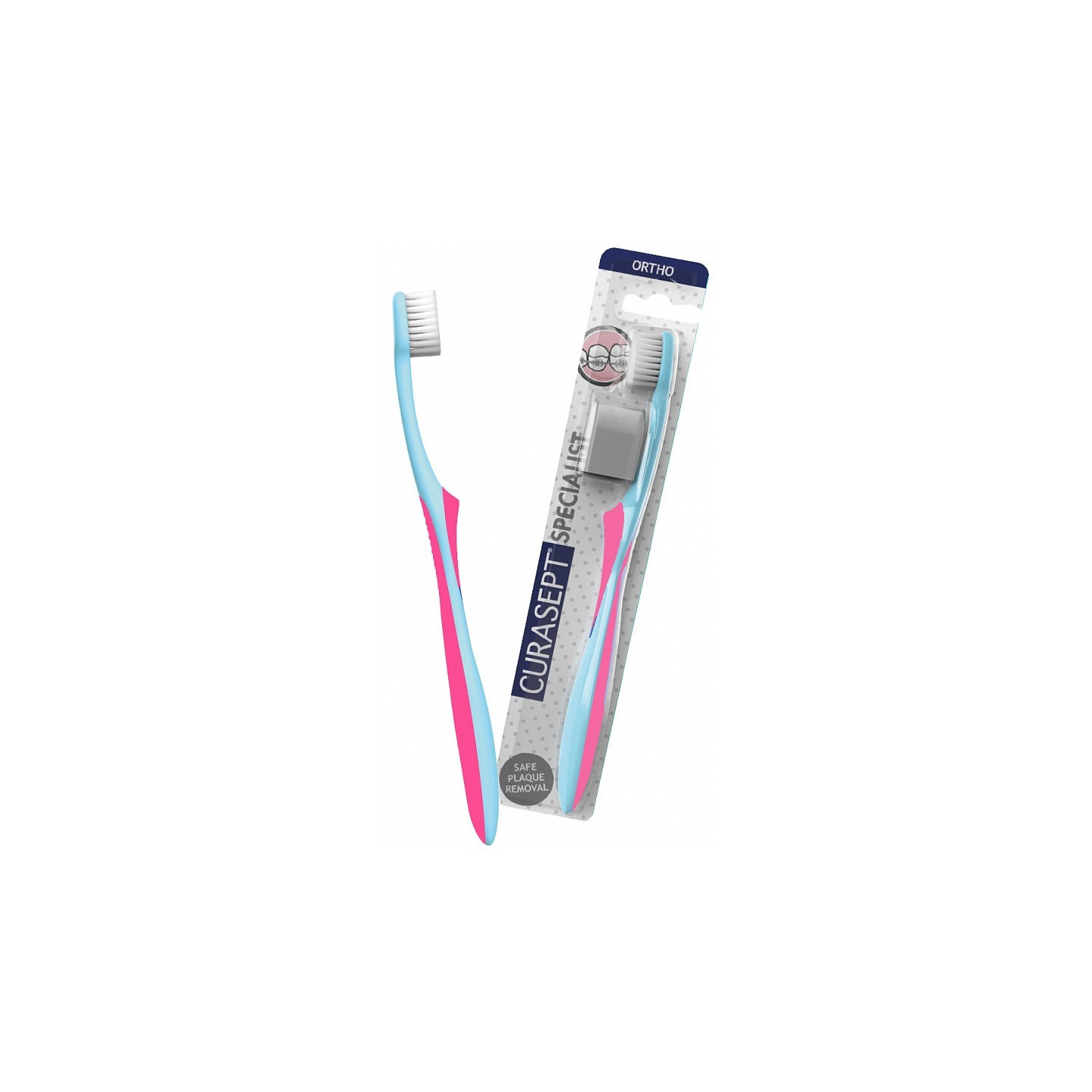 SPAZZOLINO CURASEPT SPECIALIST - ORTHO - COLORI VARI