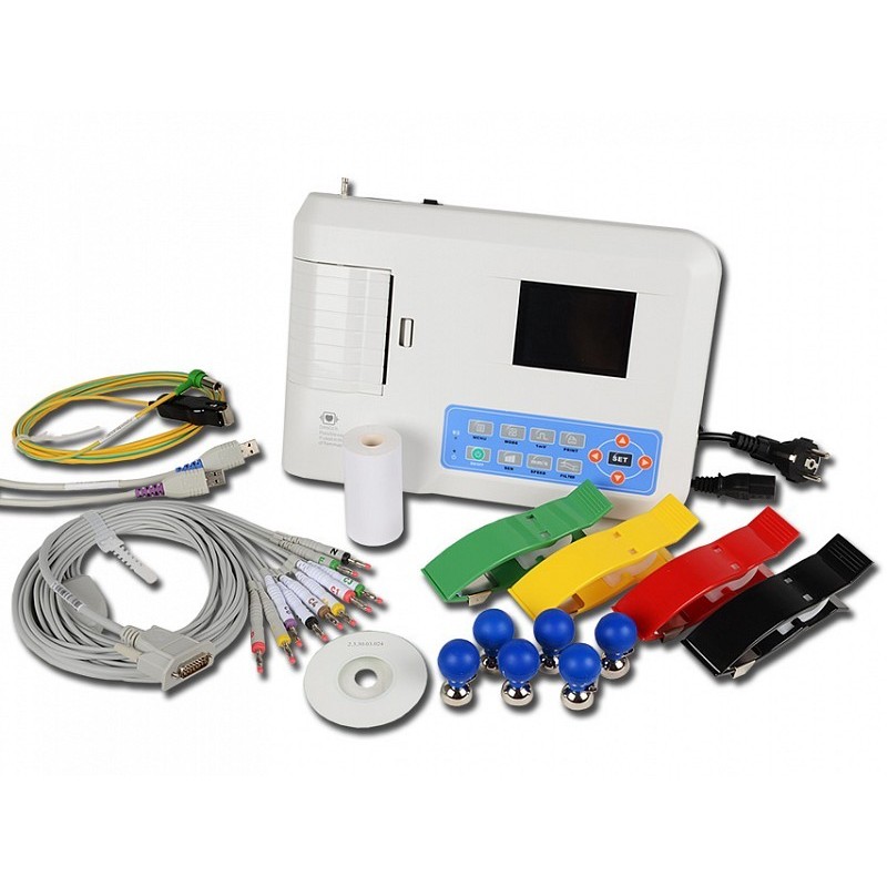 Ecg contec 300g - 3 canais com display