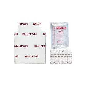 MedTab ECG stamp type electrodes for crocodile clips - Pack of 100 pcs.