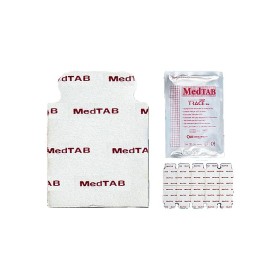 Medtab ecg stamp type electrodes for crocodile clips - pack of 100 pcs.