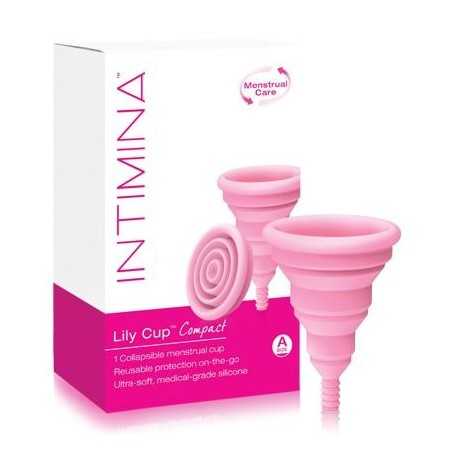 Lily Cup Kompaktowe kubeczki menstruacyjne wielokrotnego użytku rozmiar A