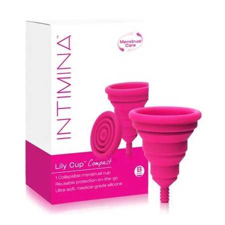 Lily Cup Kompaktní opakovaně použitelné menstruační kalíšky velikosti B