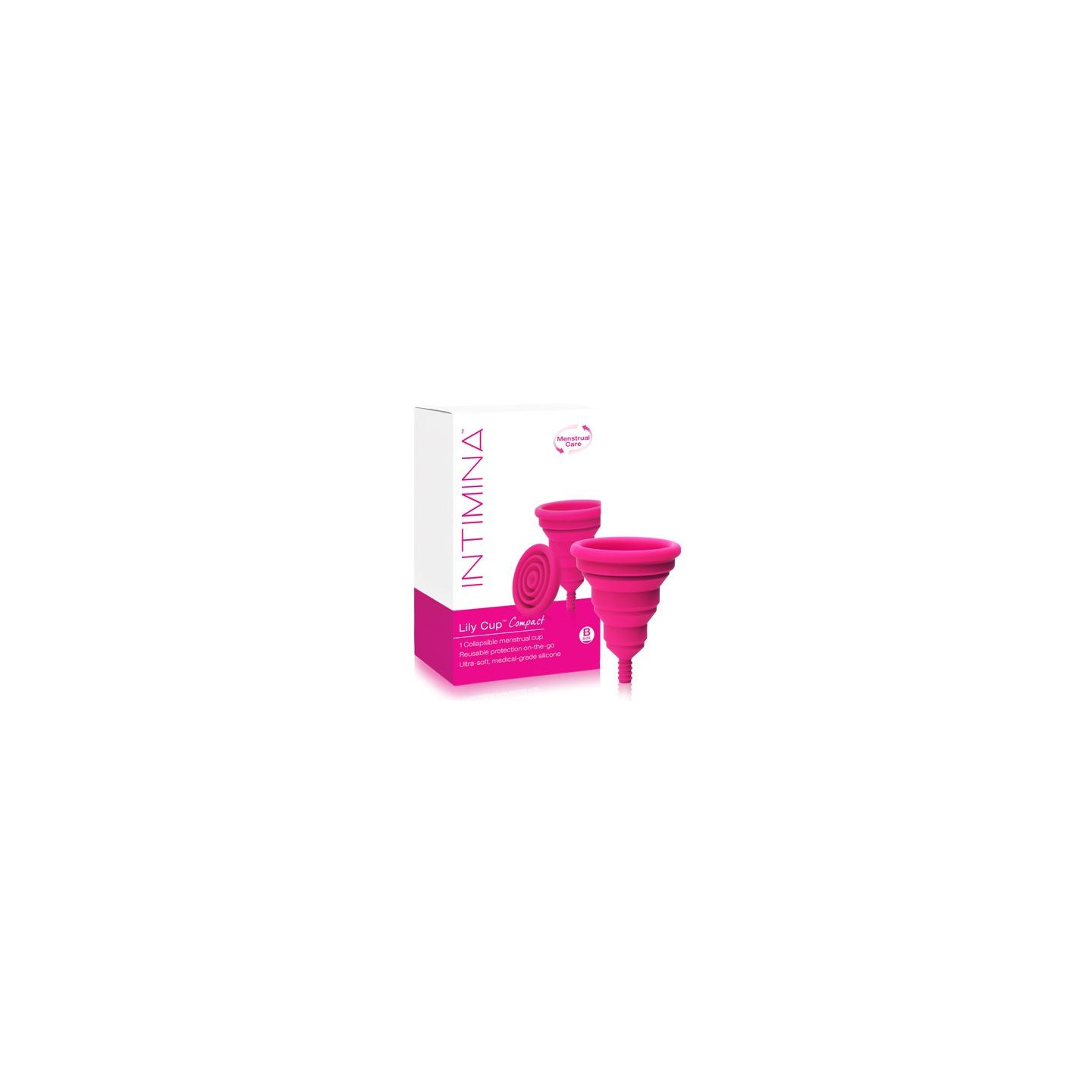 Coppette mestruali riutilizzabili lily cup compact taglia b