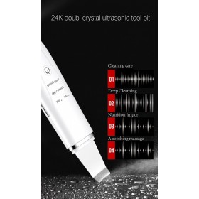 Anteamed facial skin scrubber, pore cleaner, exfoliating cleaner - pink