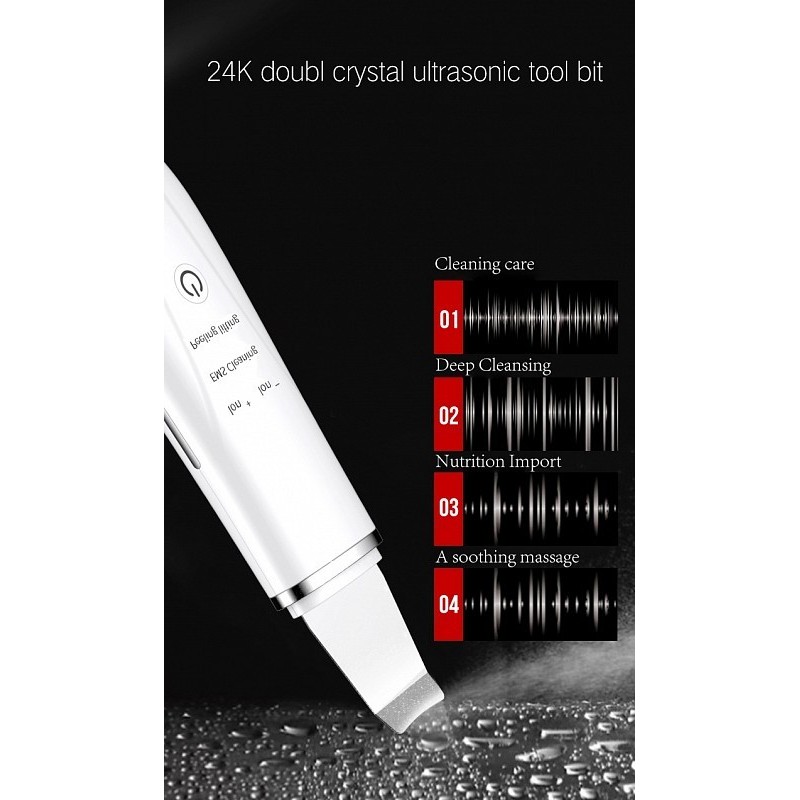 Anteamed facial skin scrubber, pore cleaner, exfoliating cleaner - rosa