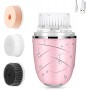 3 in 1 Facial Cleansing Brush Pink