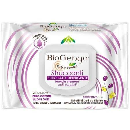 BioGenya Lingettes Nettoyantes pour Peaux Sensibles - 20 pcs.