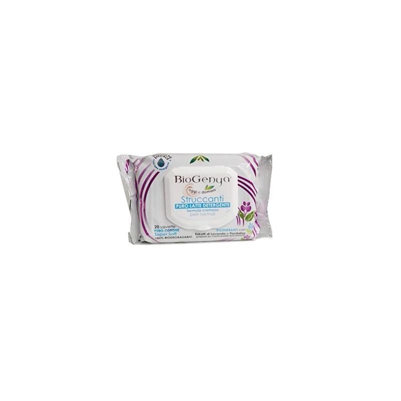 Make-up remover wipes for normal skin biogenya - 20 pcs.