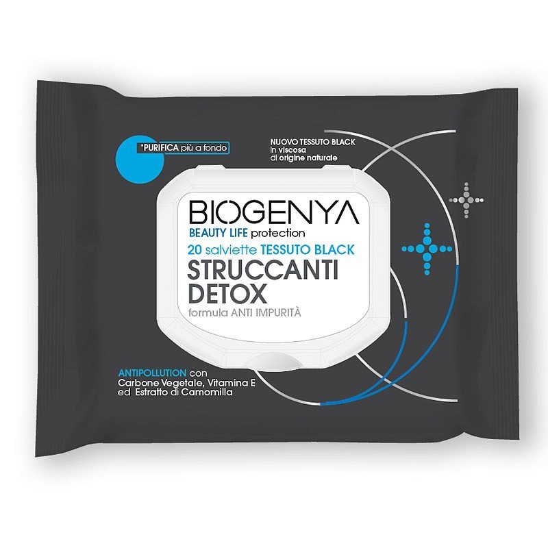 Biogenya detox lingettes nettoyantes - 20 pcs.