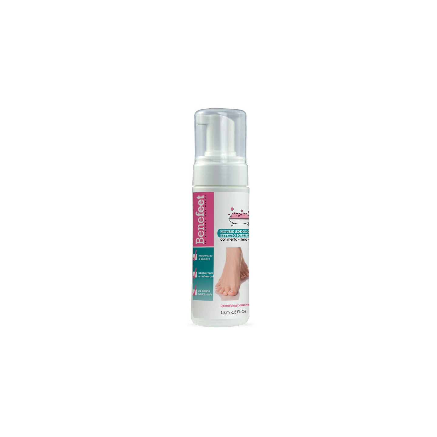 Benefeet Mousse Protection Dezinfekční účinek na nohy
