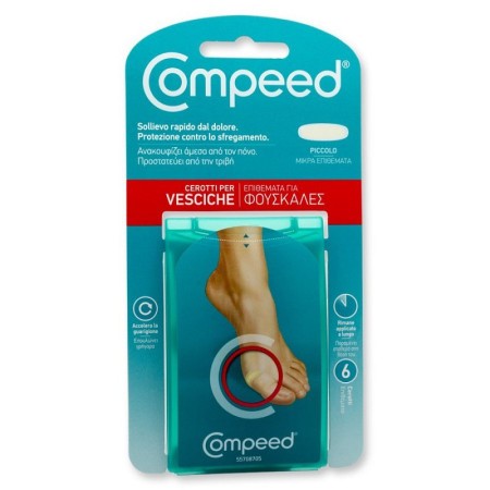 Curativo para bolhas compeed - pequeno 6 peças