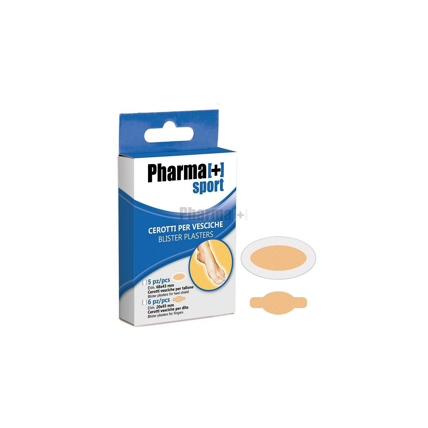 Cerotto per vesciche pharma+ - medio 5 pz