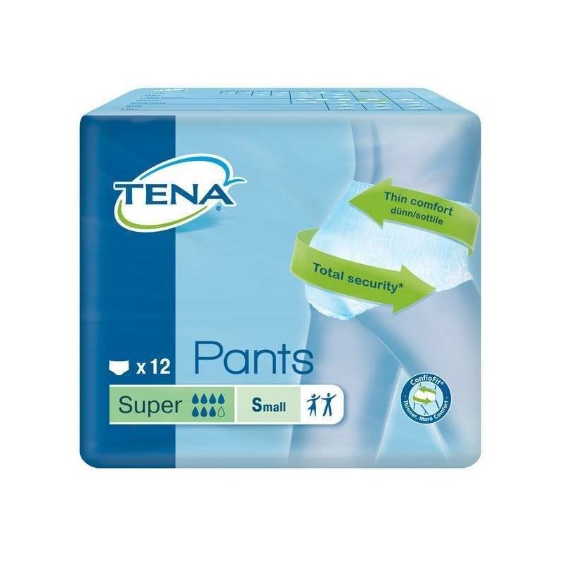 Tena pants super 12 pieces size s