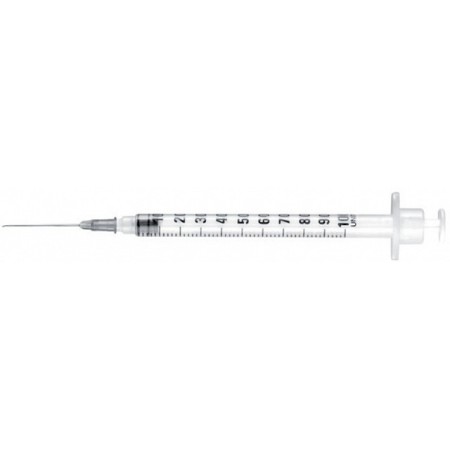Insulinspritze insu / light 1 ml - 25g 0,5 x 16 mm - 100 stk.