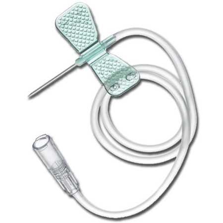 Vlindernaalden Geel 20G FLY-SET Luer Lock met buis 30 cm - 100 st.