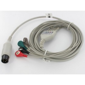 5-lead bipolar ECG cable for CMS-8000 Monitor