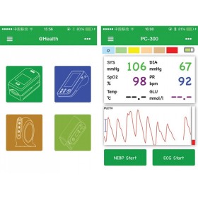 Monitor wieloparametrowy pc-300 — spo2, nibp, temp, pl