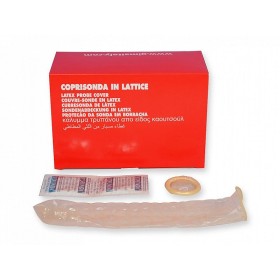 Housse de sonde en latex - 10 sachets de 100 pièces - pack. 1000 pièces.