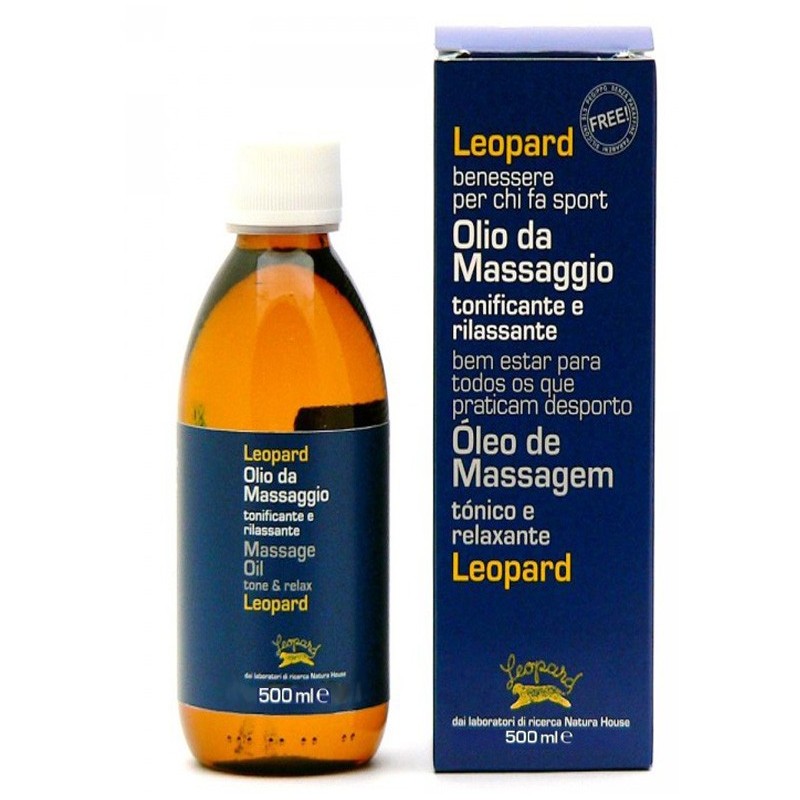 Olio massaggio professionale leopard 500 ml