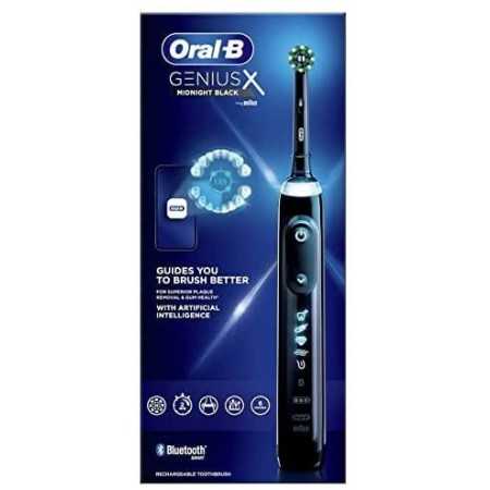 Cepillo de dientes eléctrico Oral-B Genius X negro (sin estuche de viaje)